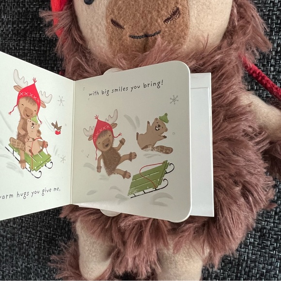 NWOT Hallmark MopTops Moose Plush And Book - Picture 4 of 8